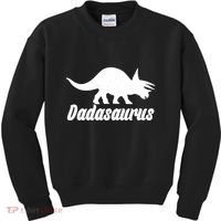 Dadasaurus Dinosaur Father's Day Kids Sweatshirt thumb 0