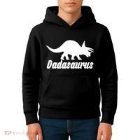 Dadasaurus Dinosaur Father's Day Kids Hoodie thumb 4
