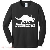 Dadasaurus Dinosaur Father's Day Kids Long Sleeve Shirt thumb 0