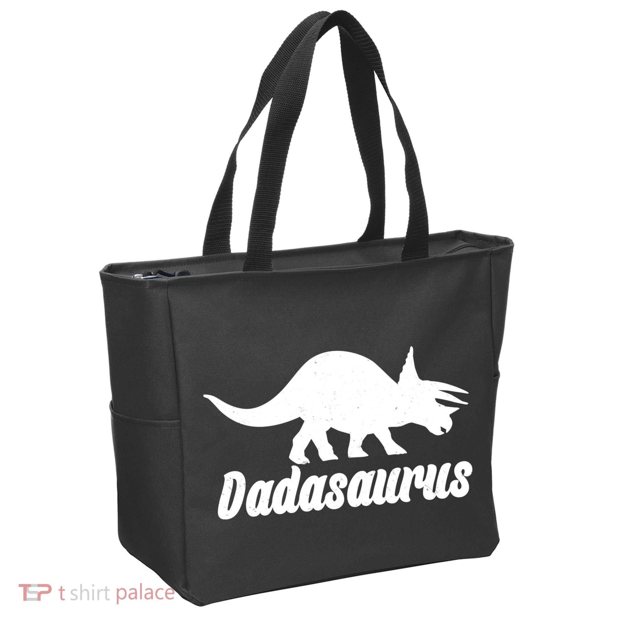 Dadasaurus Dinosaur Father's Day Tote Bag