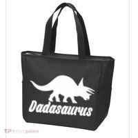 Dadasaurus Dinosaur Father's Day Tote Bag thumb 3