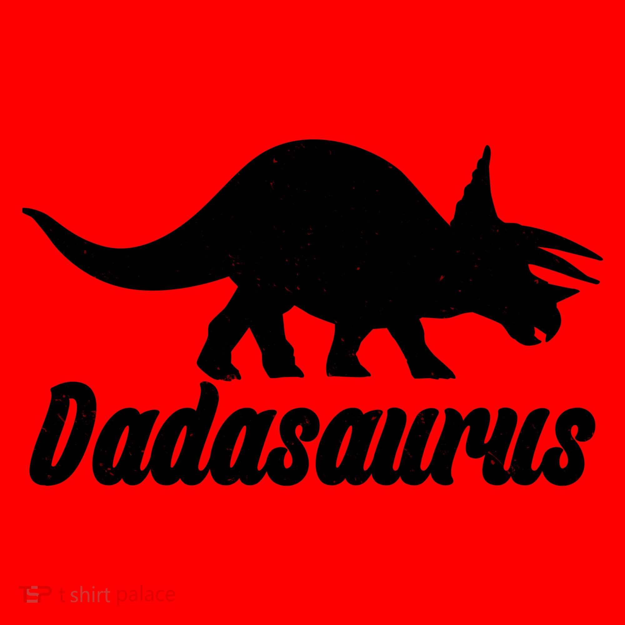 Dadasaurus Dinosaur Father's Day Santa Hat