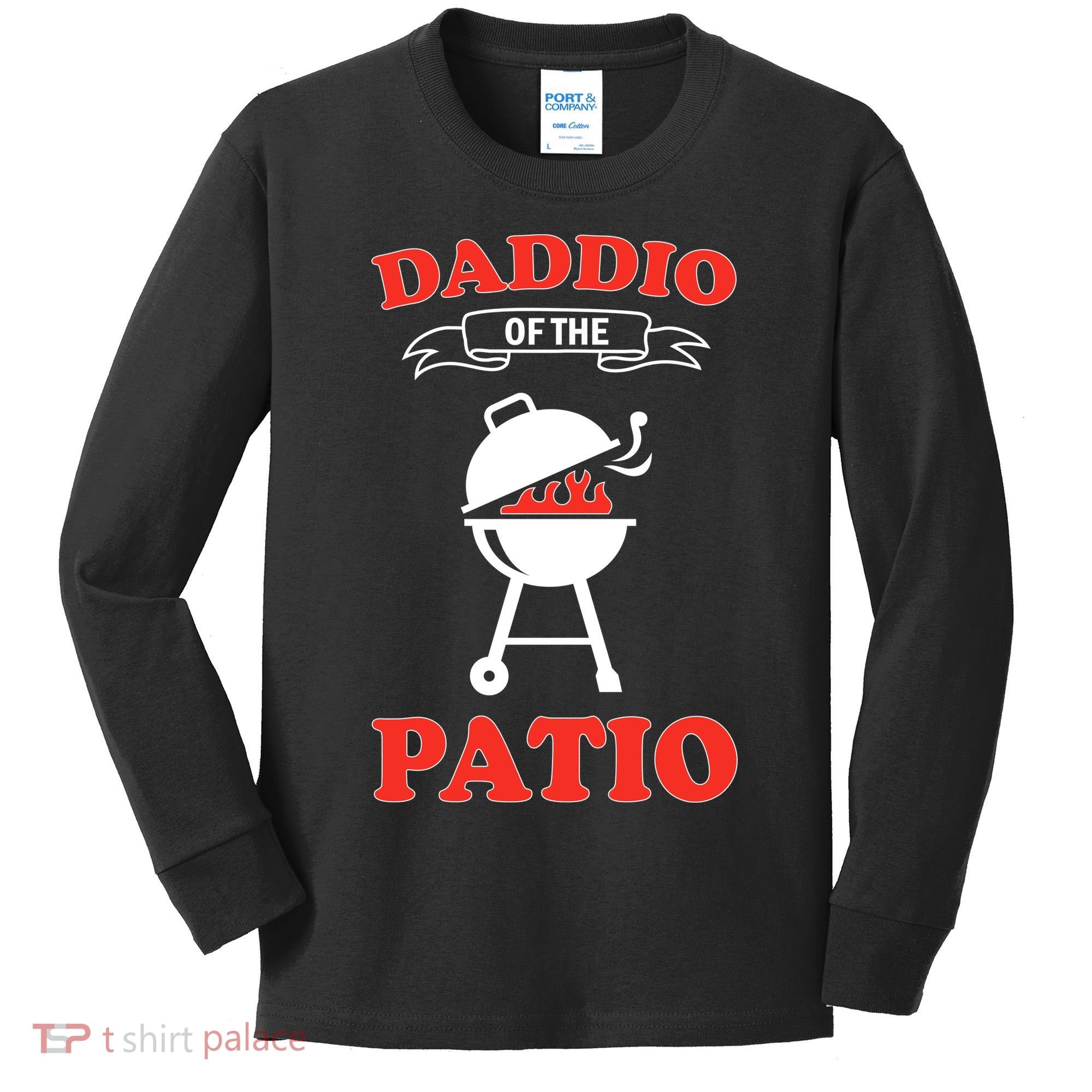 Daddio Of The Patio  Kids Long Sleeve Shirt