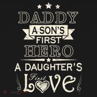 Daddy A Son's First Hero Daughters First Love Pajama Set thumb 2
