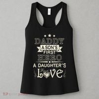 Daddy A Son's First Hero Daughters First Love Women's Tank Top thumb 3
