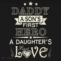 Daddy A Son's First Hero Daughters First Love Toddler T-Shirt thumb 4