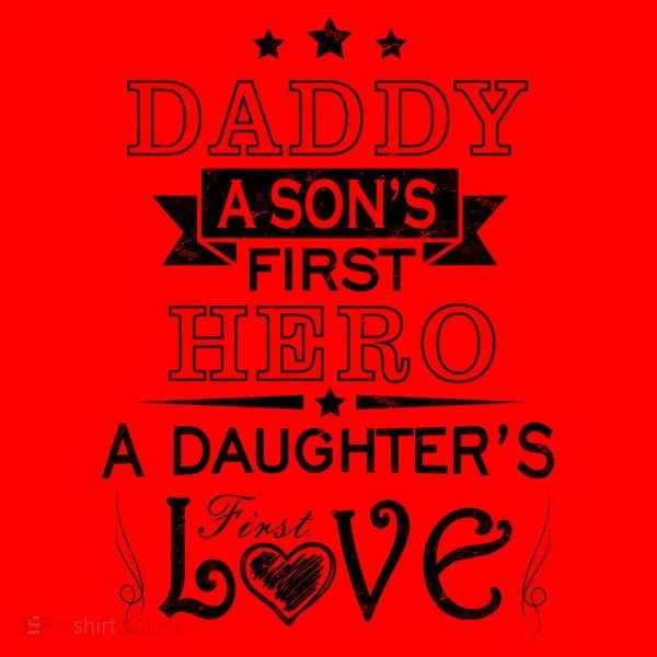 Daddy A Son's First Hero Daughters First Love Santa Hat