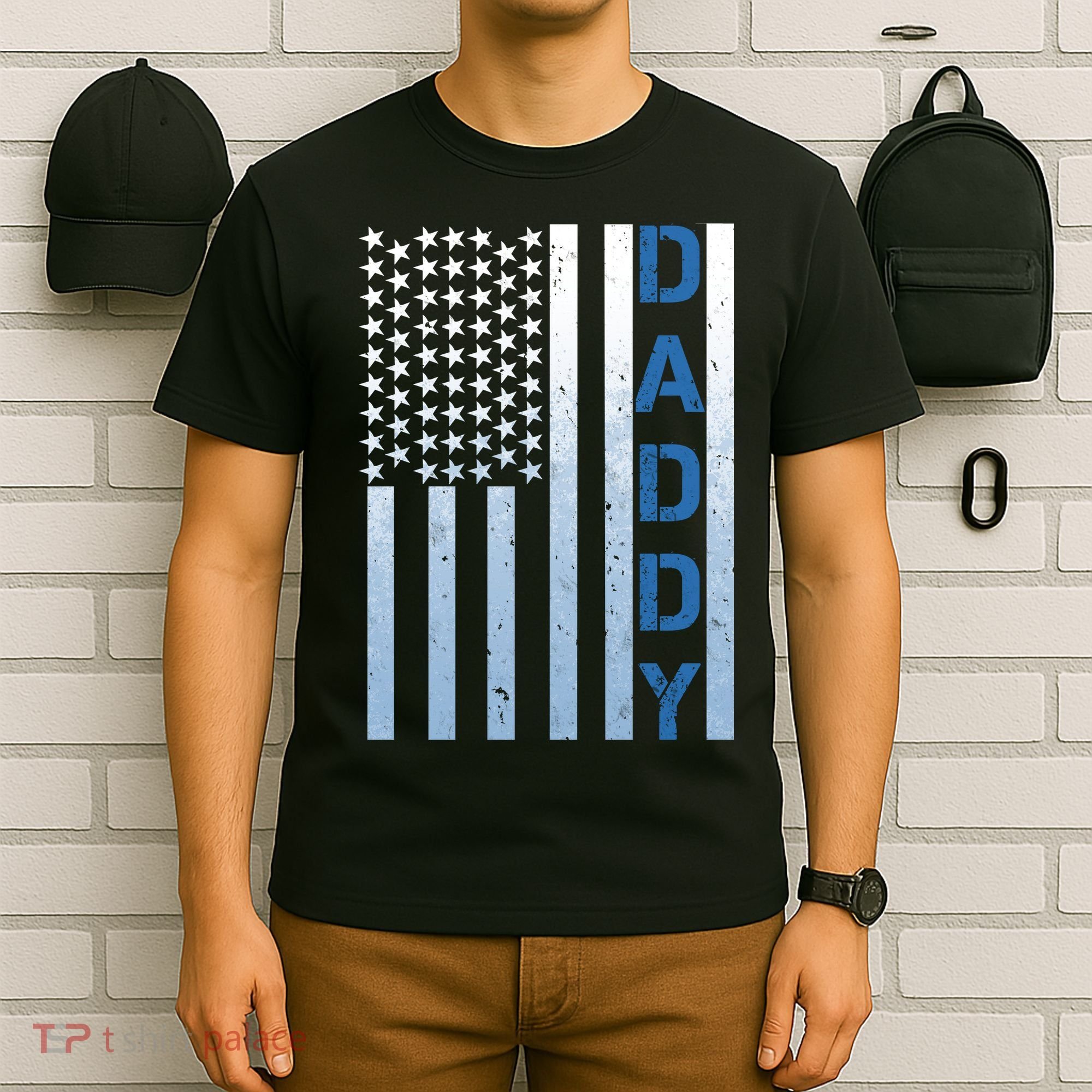 Daddy America Flag T-Shirt