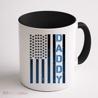 Daddy America Flag Coffee Mug thumb 1