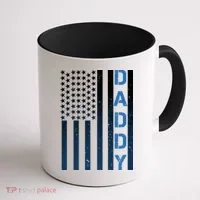 Daddy America Flag Coffee Mug thumb 1