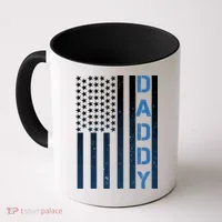 Daddy America Flag Coffee Mug thumb 0