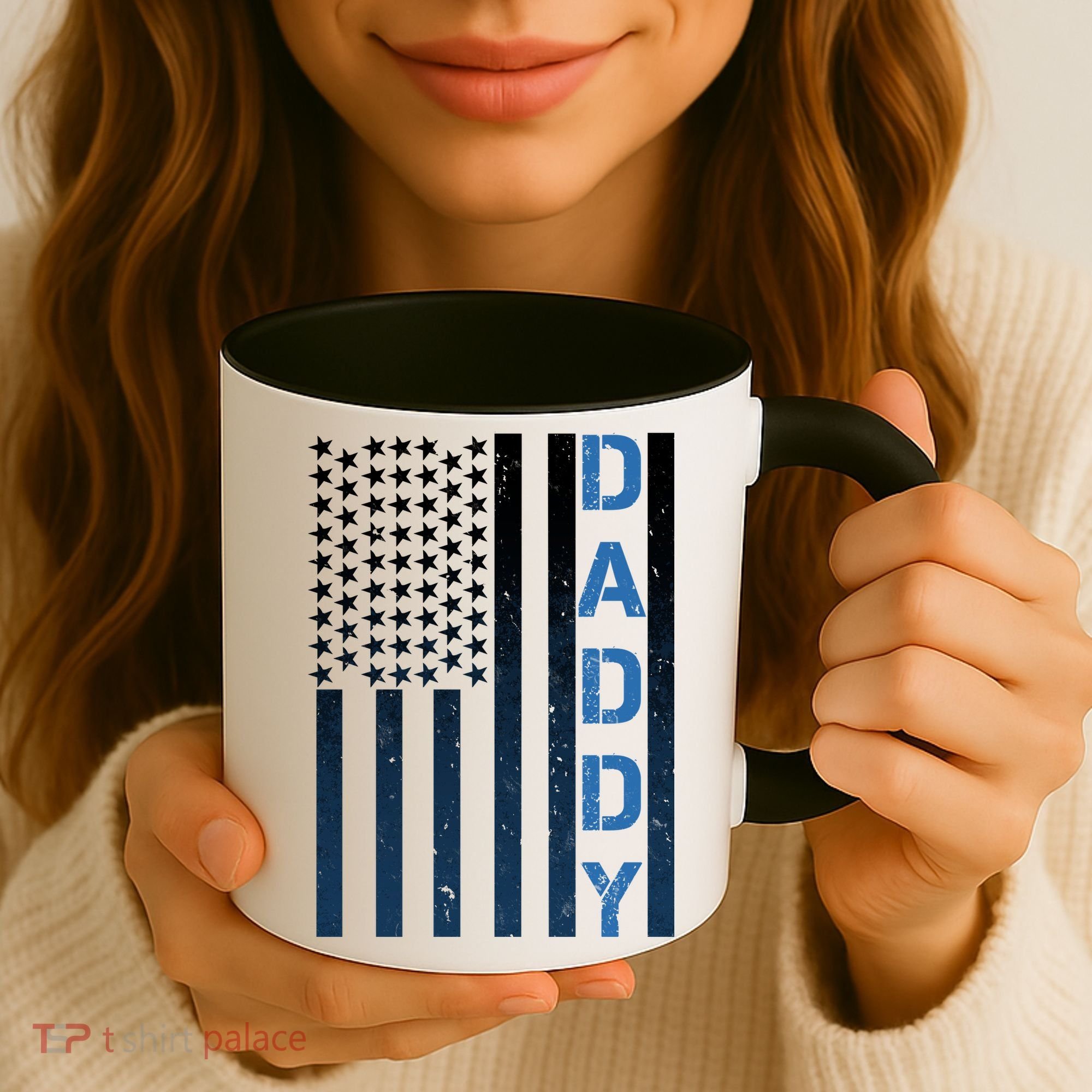 Daddy America Flag Coffee Mug