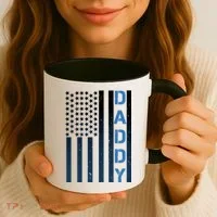 Daddy America Flag Coffee Mug thumb 3