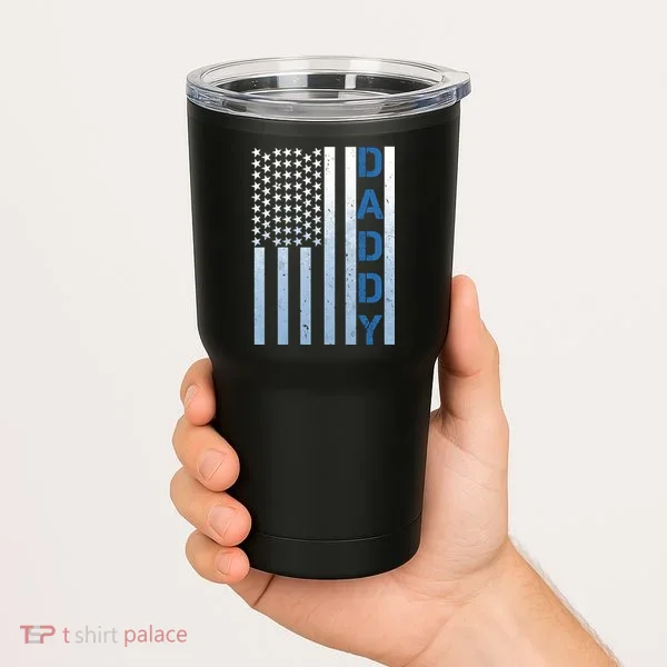 Daddy America Flag Tumbler