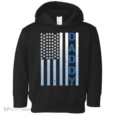 Daddy America Flag Toddler Hoodie