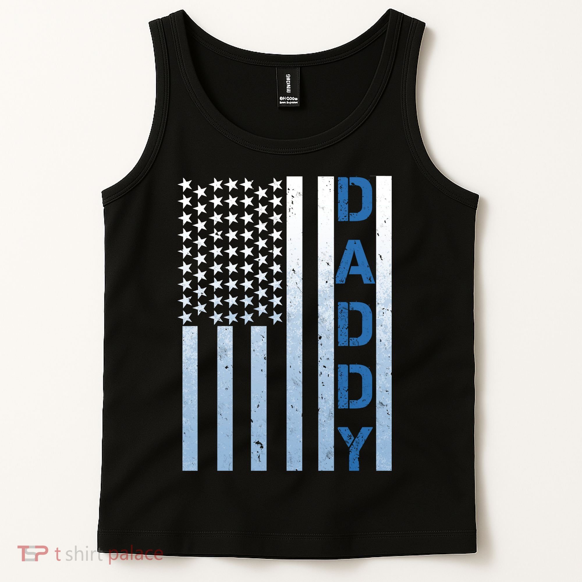 Daddy America Flag Tank Top