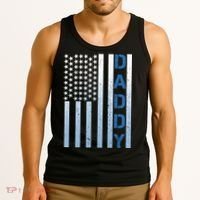 Daddy America Flag Tank Top thumb 3