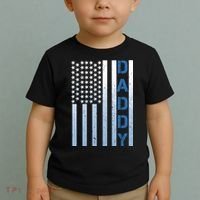 Daddy America Flag Toddler T-Shirt thumb 2