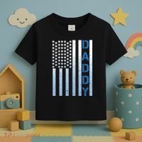 Daddy America Flag Toddler T-Shirt thumb 3