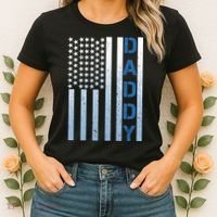 Daddy America Flag Women's T-Shirt thumb 2