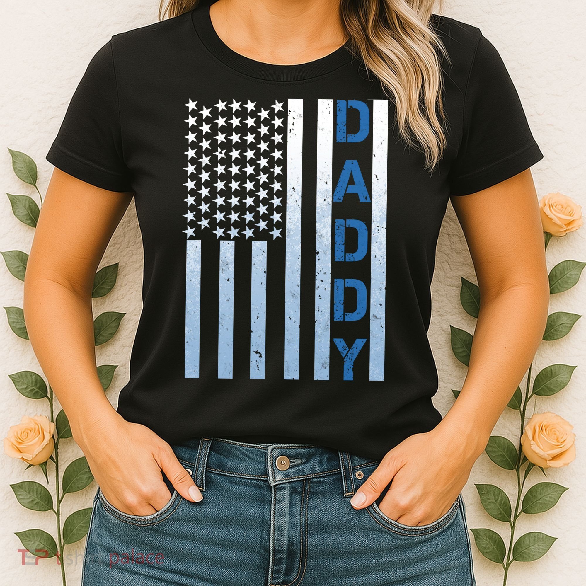 Daddy America Flag Women's T-Shirt