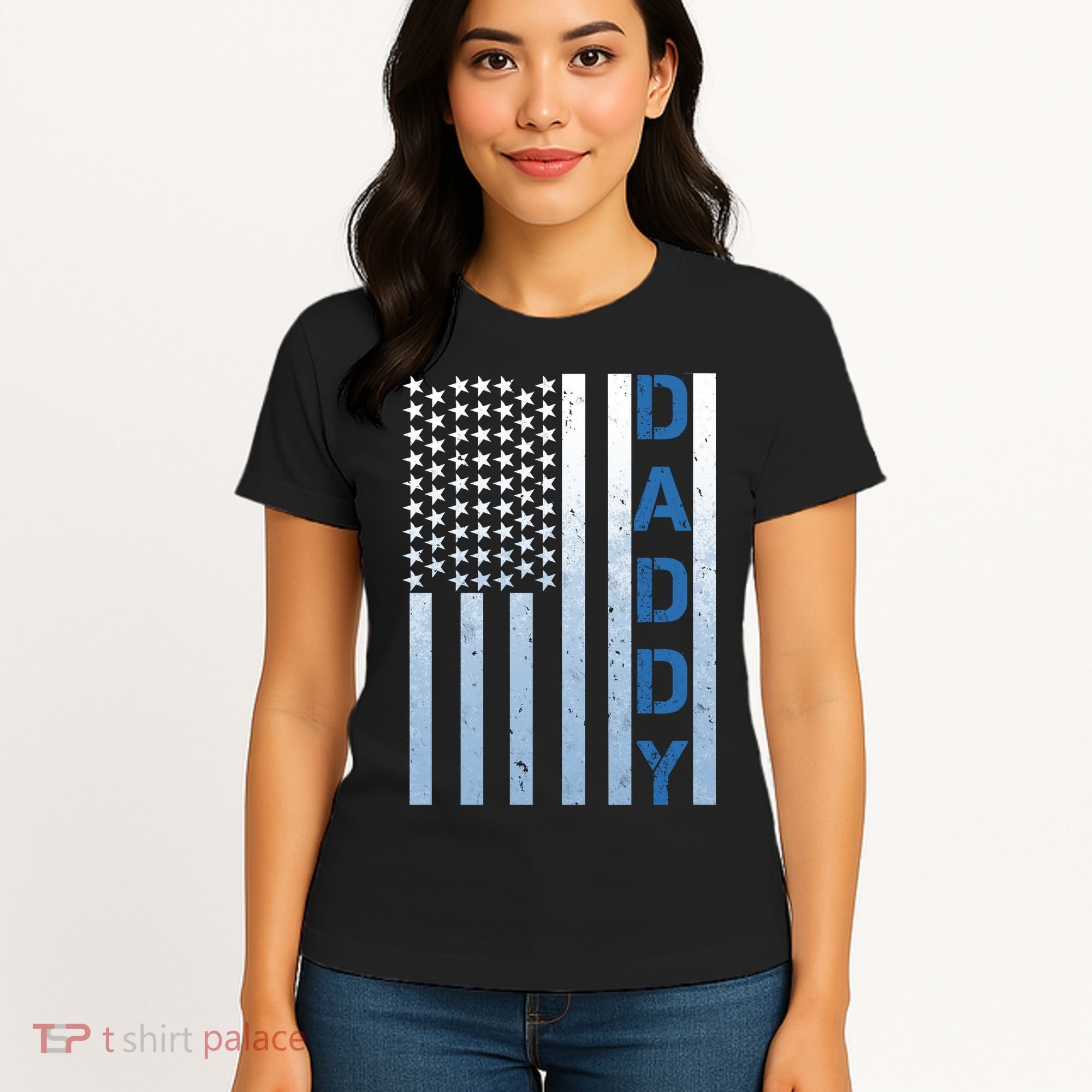 Daddy America Flag Women's T-Shirt