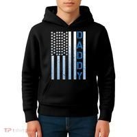 Daddy America Flag Kids Hoodie thumb 4