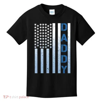 Daddy America Flag Kids T-Shirt
