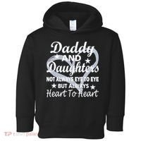 Daddy And Daughters Always Heart To Heart Toddler Hoodie thumb 0
