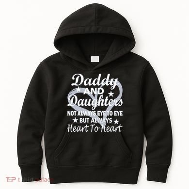 Daddy And Daughters Always Heart To Heart Kids Hoodie