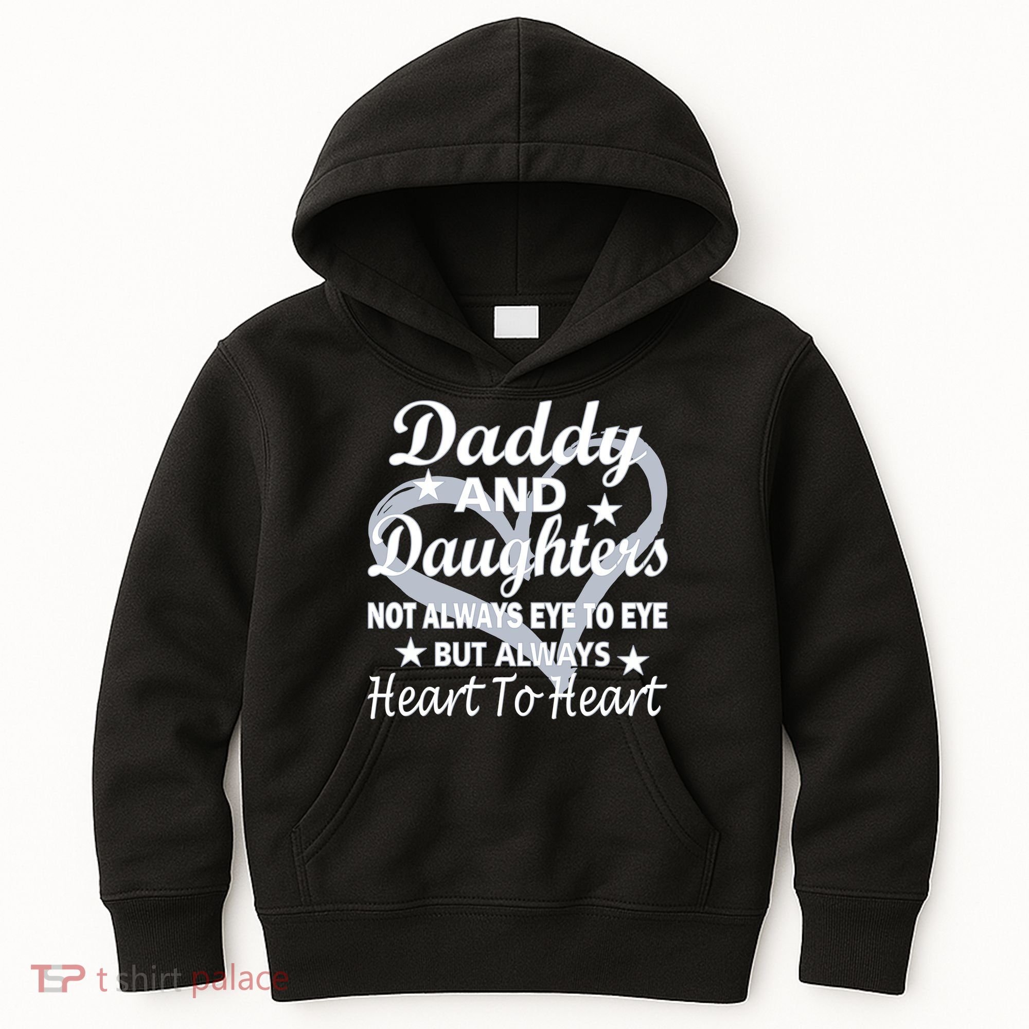 Daddy And Daughters Always Heart To Heart Kids Hoodie