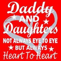Daddy And Daughters Always Heart To Heart Santa Hat thumb 1
