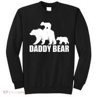 Daddy Bear With Twin Cubs Father's Day Sweatshirt thumb 0