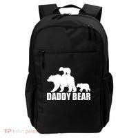 Daddy Bear With Twin Cubs Father's Day Backpack thumb 0