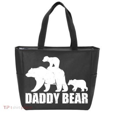 Daddy Bear With Twin Cubs Father's Day Bag