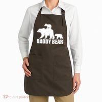 Daddy Bear With Twin Cubs Father's Day Apron thumb 2