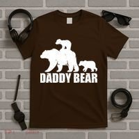 Daddy Bear With Twin Cubs Father's Day T-Shirt thumb 5