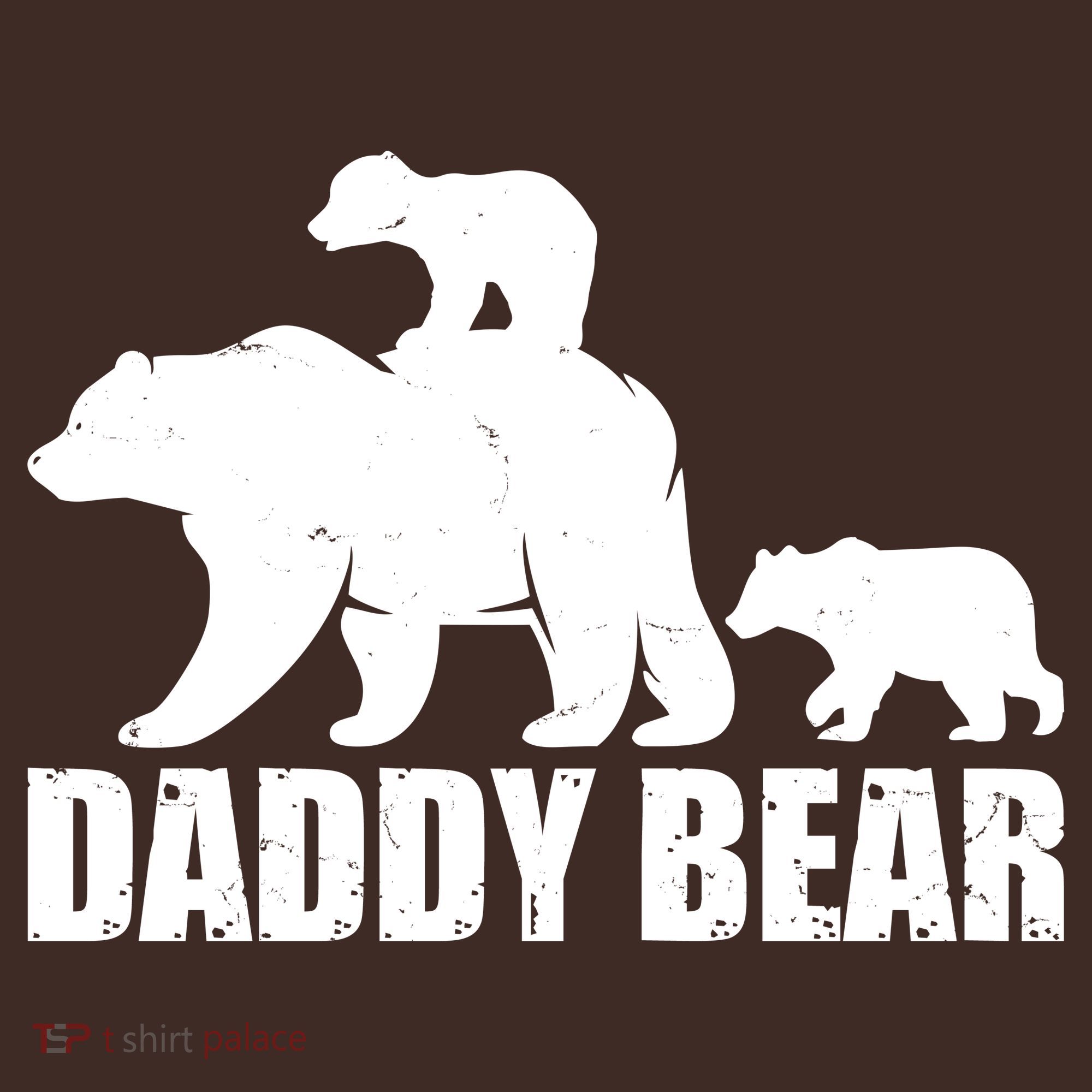 Daddy Bear With Twin Cubs Father's Day Mousepad