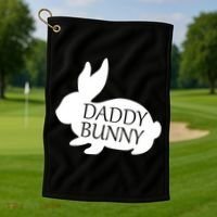 Daddy Bunny Golf Towel thumb 1