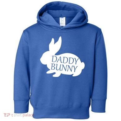 Daddy Bunny Toddler Hoodie