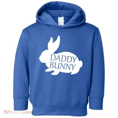 Daddy Bunny Toddler Hoodie