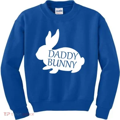 Daddy Bunny Kids Sweatshirt