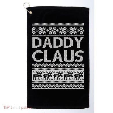 Daddy Claus Ugly Christmas Golf Towel