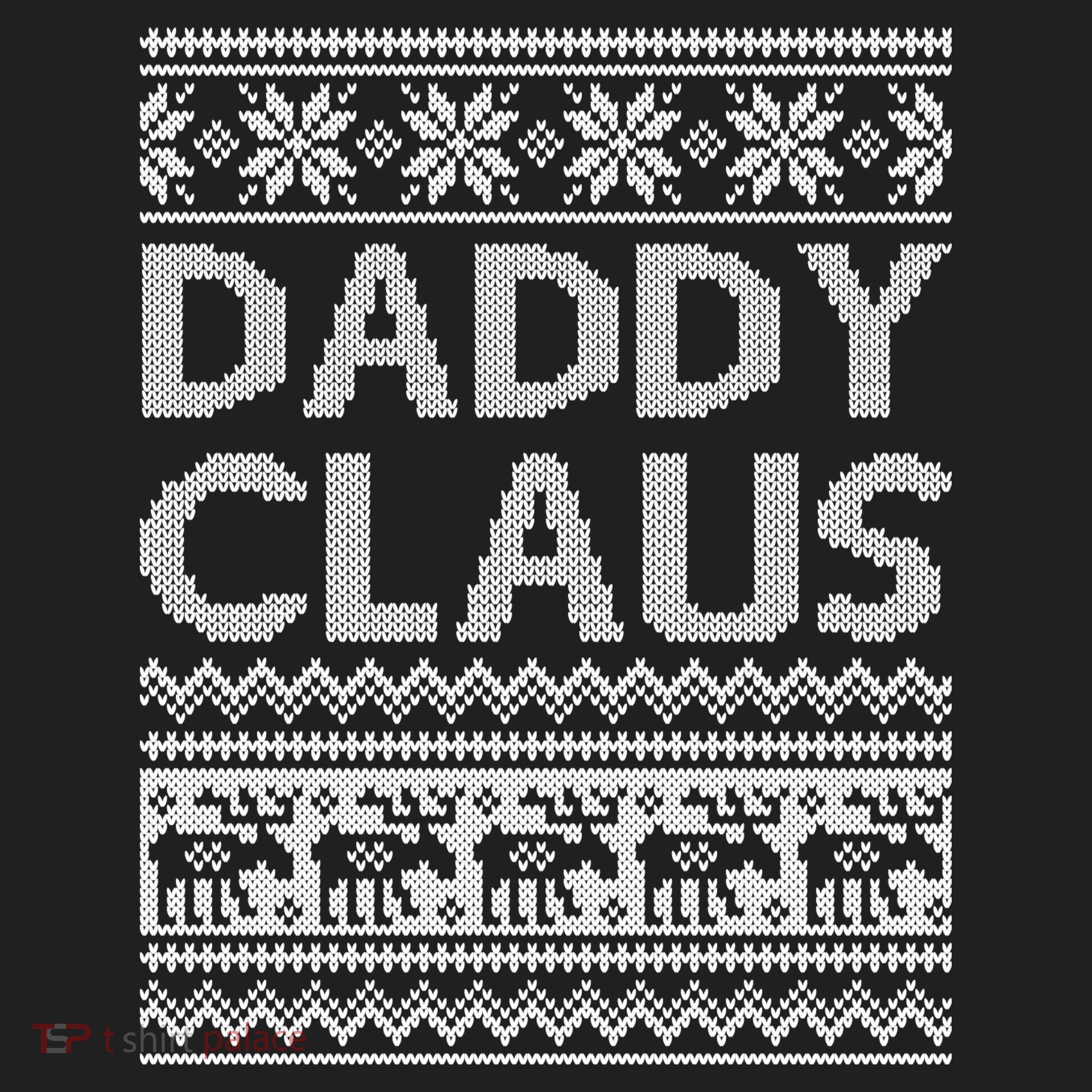 Daddy Claus Ugly Christmas Golf Towel