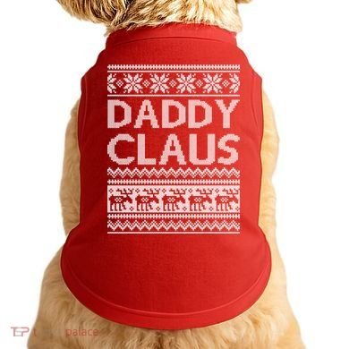 Daddy Claus Ugly Christmas Doggie Tank