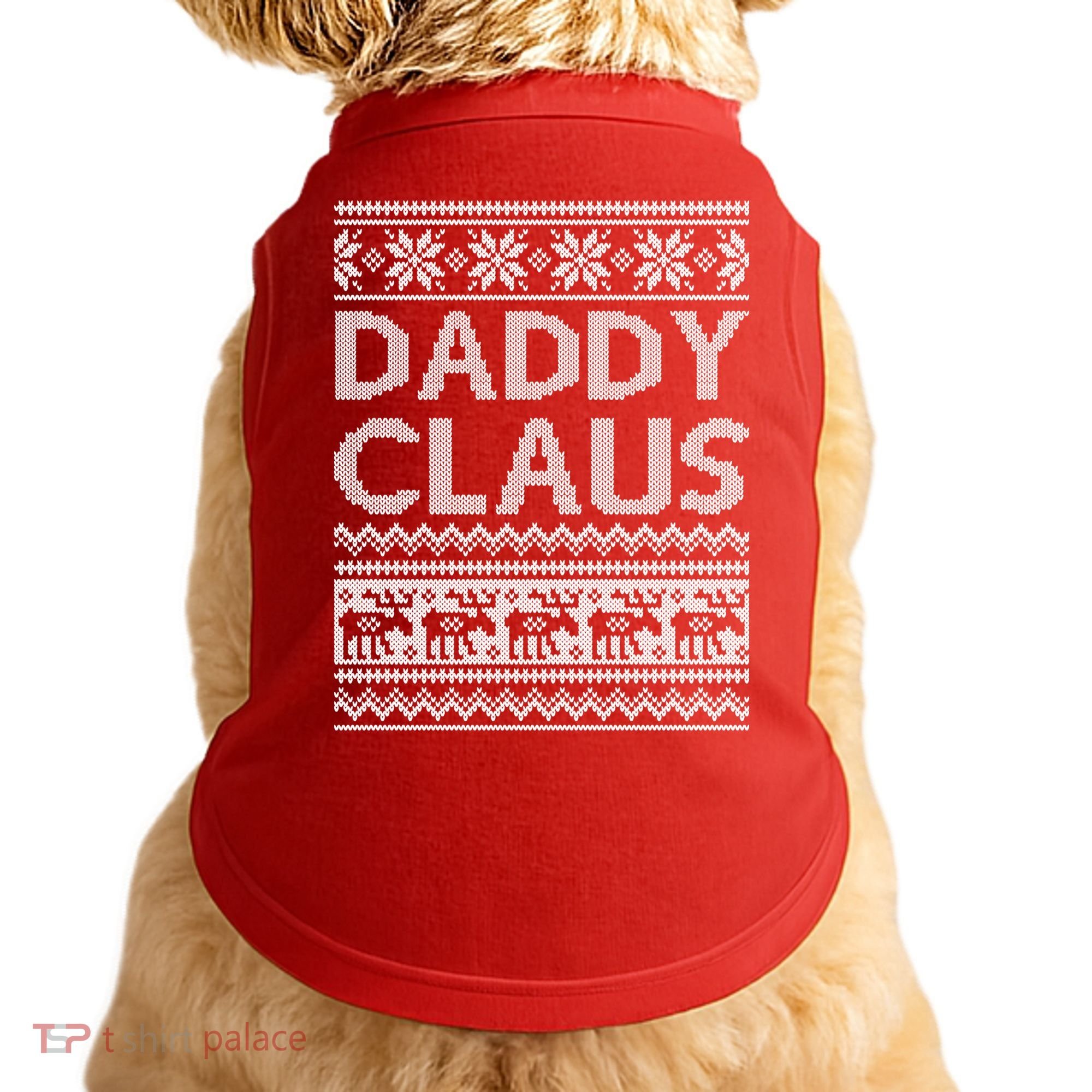Daddy Claus Ugly Christmas Doggie Tank