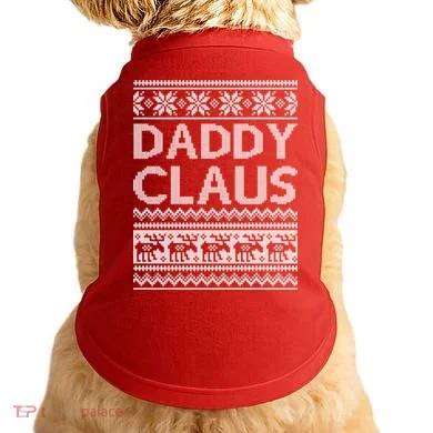 Daddy Claus Ugly Christmas Doggie Tank