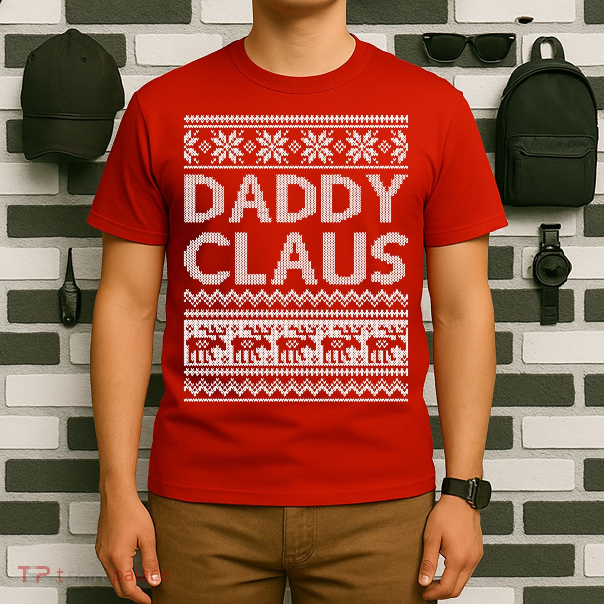 Daddy Claus Ugly Christmas T-Shirt