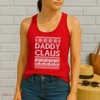 Daddy Claus Ugly Christmas Women's Tank Top thumb 2