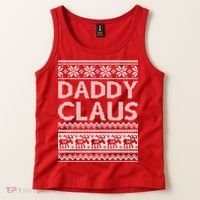Daddy Claus Ugly Christmas Tank Top thumb 2